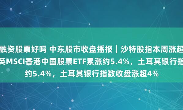 融资股票好吗 中东股市收盘播报｜沙特股指本周涨超1.8%，南方东英MSCI香港中国股票ETF累涨约5.4%，土耳其银行指数收盘涨超4%